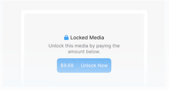 Locked media tool preview
